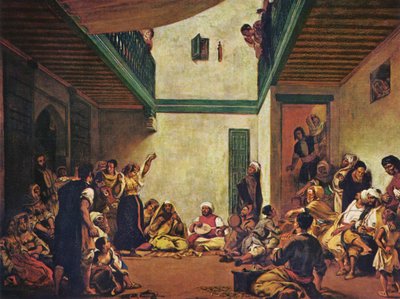 Jewish Wedding in Morocco by Ferdinand Victor Eugene Delacroix
